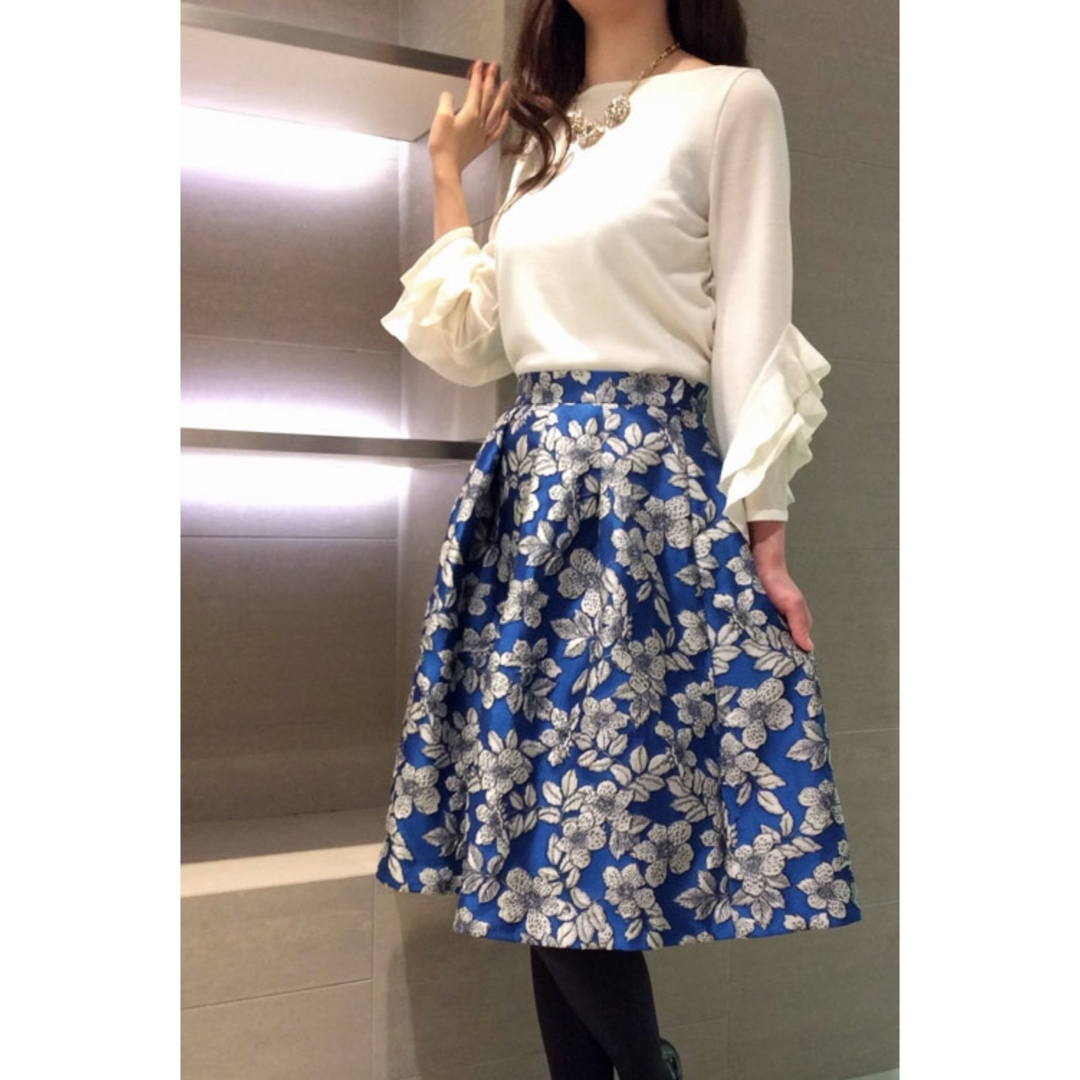 ANAYI(アナイ)のANAYI 花柄スカート レディースのスカート(ひざ丈スカート)の商品写真
