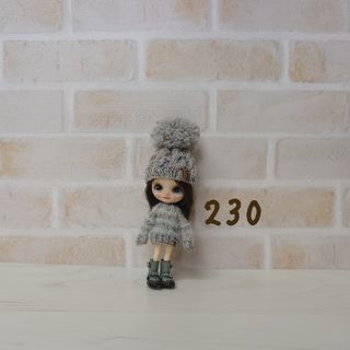 ＊230＊Petit Blythe ボーダーニット＆帽子の2点セット(その他)