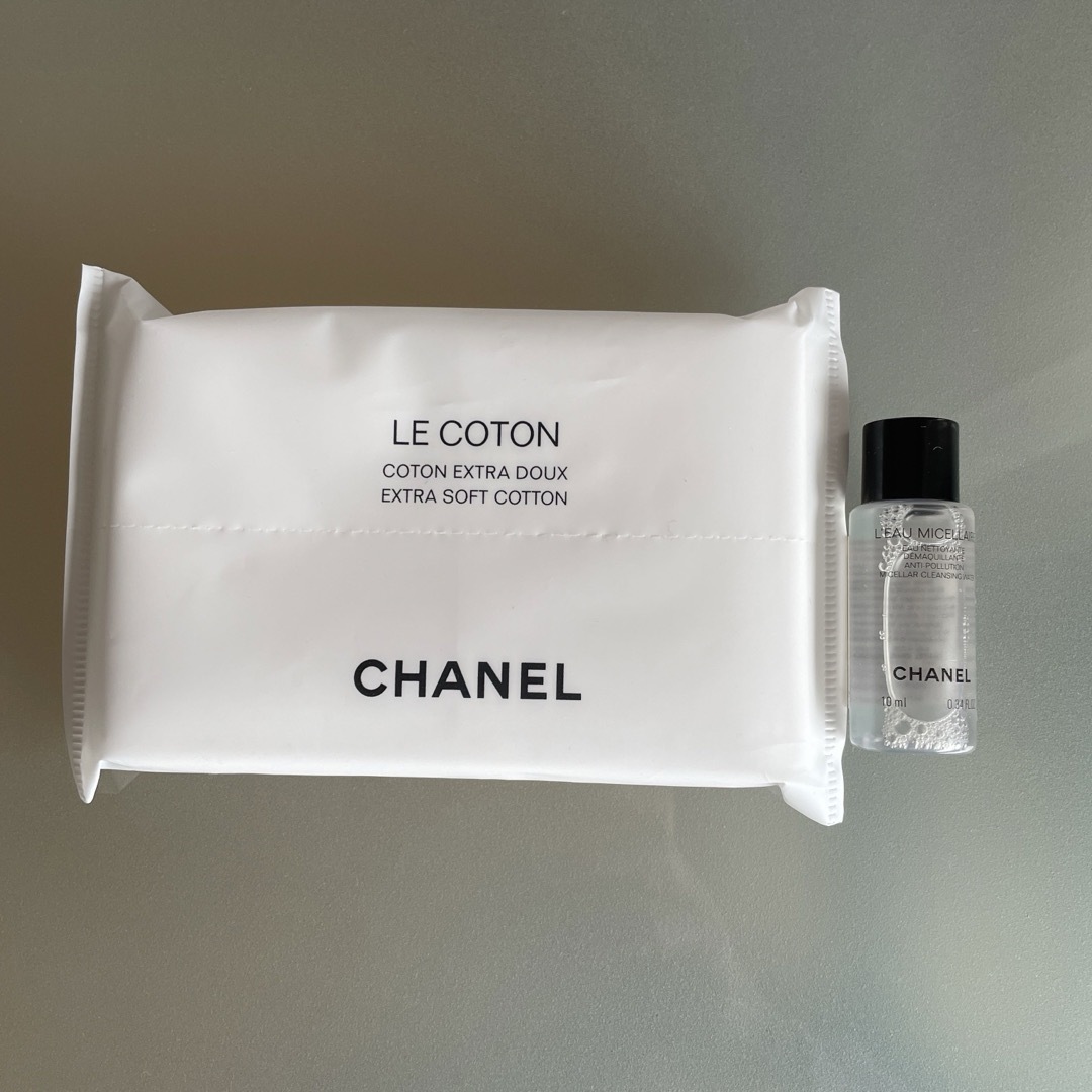 CHANEL(シャネル)のCHANEL オーミセラー 10ml  ル コットン ドゥー　10枚入り コスメ/美容のキット/セット(サンプル/トライアルキット)の商品写真