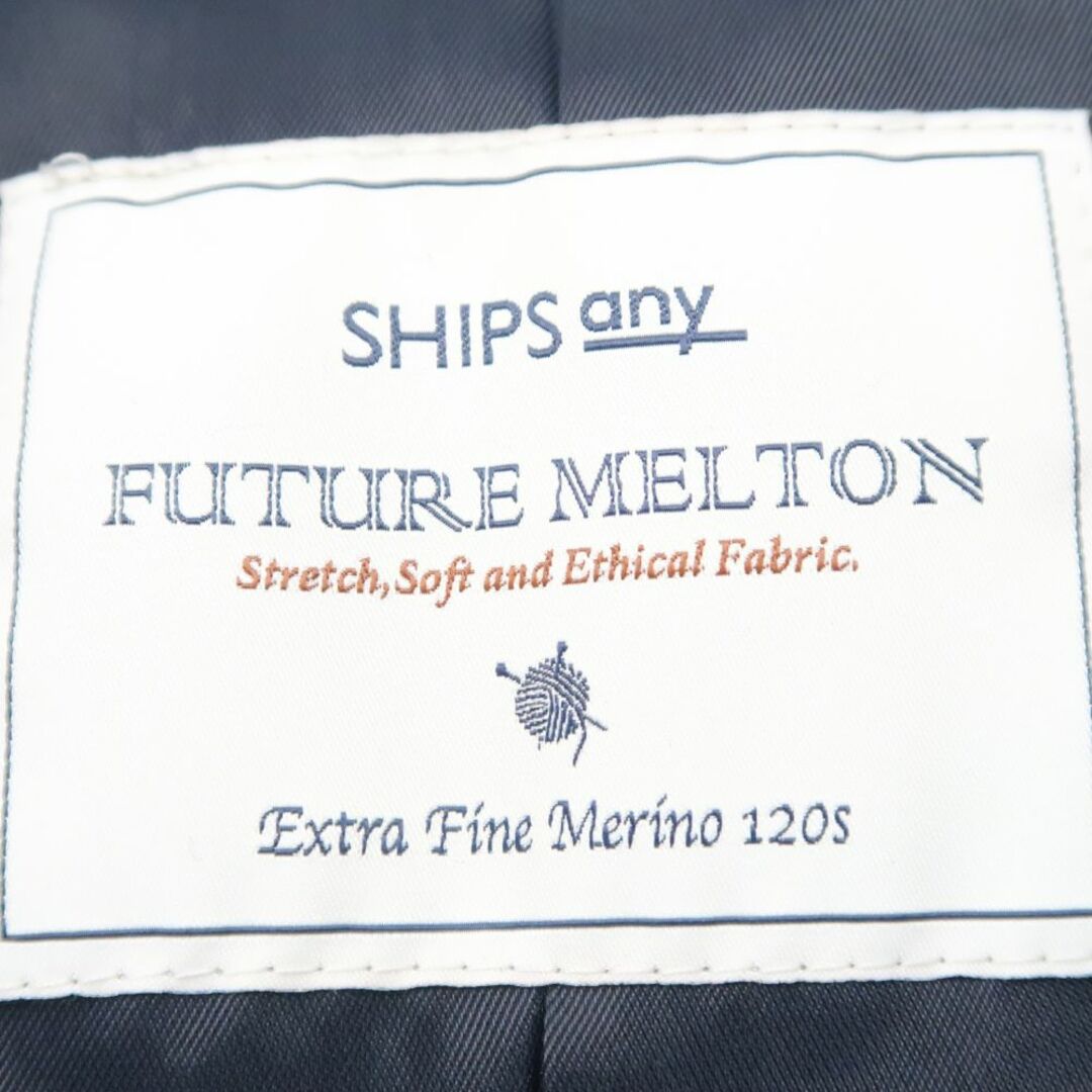 SHIPS(シップス)の美品 SHIPS シップス SHIPS any 714-45-0002 FUTURE MELTON コート L ウール他 シングル メンズ AY4950B1  メンズのジャケット/アウター(ダッフルコート)の商品写真