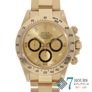 ロレックス(ROLEX)の【118917】ROLEX ロレックス  16528G コスモグラフデイトナ シャンパン 逆6ダイヤル S番 YG 自動巻き 当店オリジナルボックス 腕時計 時計 WATCH メンズ 男性 男 紳士【中古】(腕時計(アナログ))