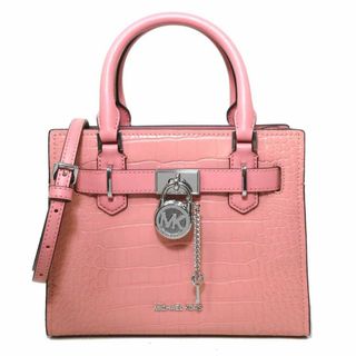 マイケルコース(Michael Kors)の【新品】マイケルコース バッグ ハンドバッグ 35F3SHMS1E PRIMROSE(ピンク系) MICHAEL KORS クロコ調 ハミルトン スモール サッチェル 2WAY 斜め掛け アウトレット レディース(ハンドバッグ)