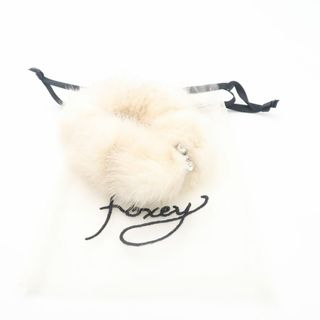 フォクシー(FOXEY)の美品 FOXEY フォクシー ミンクファー シュシュ ラインストーン ビジュー ヘアアクセ レディース AM5286 (ヘアゴム/シュシュ)