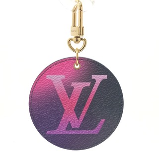 ルイヴィトン(LOUIS VUITTON)のルイヴィトン LOUIS VUITTON ポルトクレ イリュストレ M00665 モノグラム グラデーション キーホルダー モノグラムキャンバス パープル 新品同様(キーホルダー)