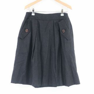 フォクシー(FOXEY)の美品 FOXEY BOUTIQUE フォクシー 23427 スカート 40 (M) ウール 他 レディース AM5317A29 (ミニスカート)