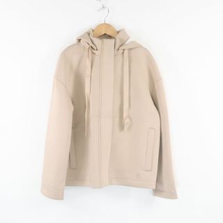 マックスマーラ(Max Mara)の美品 maxmaraWEEKEND マックスマーラ パーカー M レーヨン 他 フード ジップアップ ジャケット フーディ レディース AM5323A29 (パーカー)