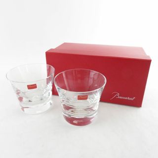 バカラ(Baccarat)の未使用 Baccarat バカラ アルファ タンブラー 2点 ペア ロックグラス オールドファッション SM1642T (タンブラー)