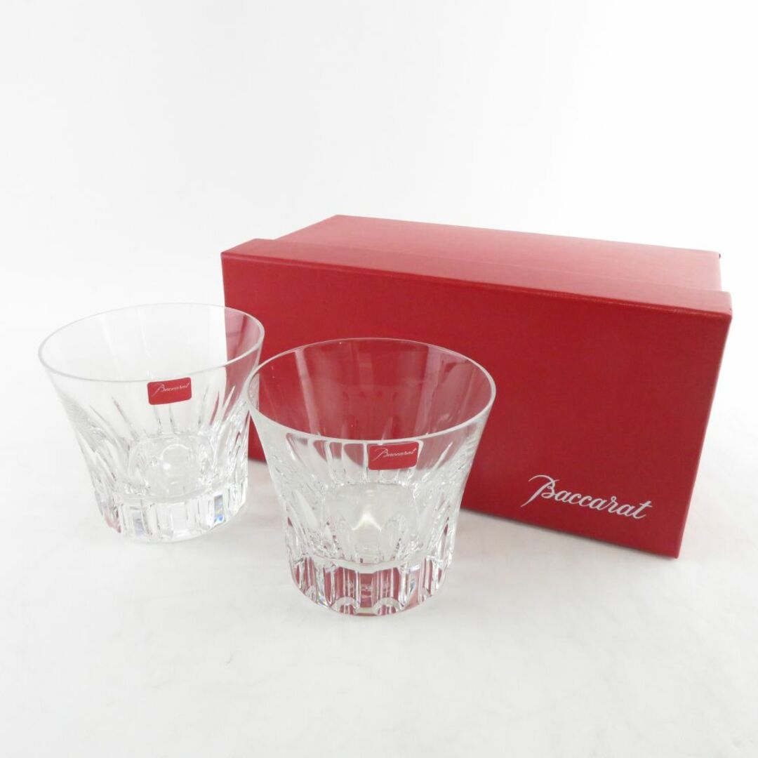 Baccarat(バカラ)の未使用 Baccarat バカラ エトナ タンブラー 2点 ペア ロックグラス オールドファッション SM1643T  インテリア/住まい/日用品のキッチン/食器(タンブラー)の商品写真