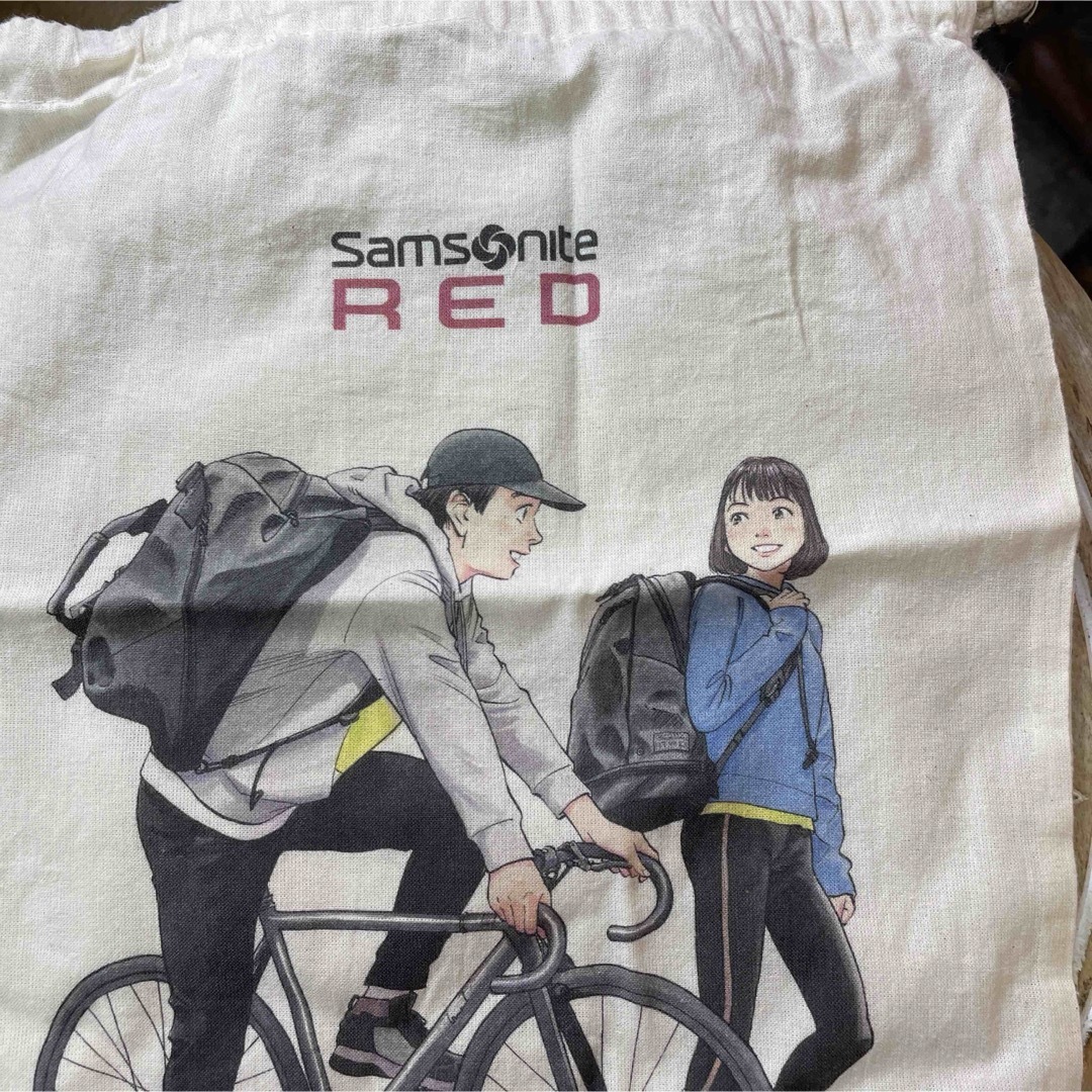 SAMSONITE RED(サムソナイトレッド)の【新品未使用】サムソナイト Samsonite RED 浦沢直樹 巾着 メンズのバッグ(バッグパック/リュック)の商品写真