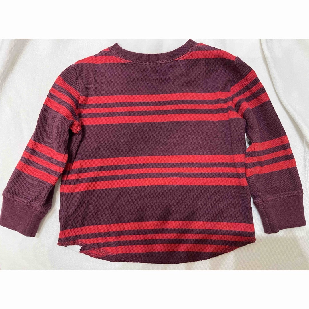 GAP(ギャップ)のGAPbaby ボーダー 長袖Tシャツ　トレーナー　80cm キッズ/ベビー/マタニティのベビー服(~85cm)(シャツ/カットソー)の商品写真