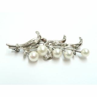 MIKIMOTO - 【美品】MIKIMOTO パールブローチ 3珠 本真珠 6月誕生石 ...