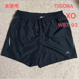 ティゴラ(TIGORA)の未使用 TIGORA ショートパンツ黒 短パン ハーフパンツ XO w87-93(トレーニング用品)