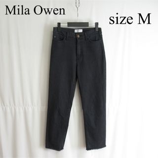 ミラオーウェン(Mila Owen)のMila Owen カットオフ 加工 デニム パンツ ジーンズ ボトムス グレー(デニム/ジーンズ)