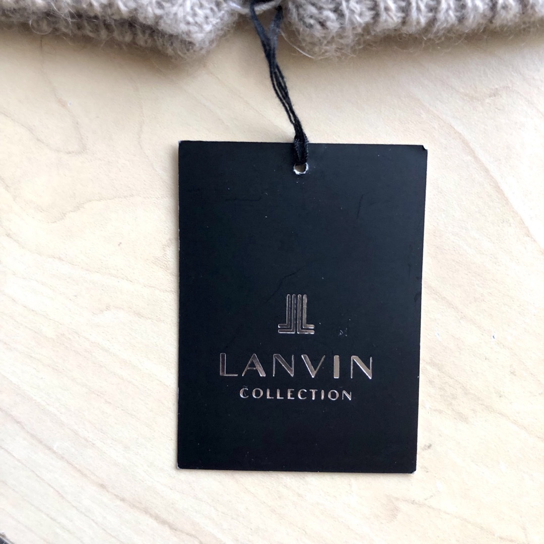 LANVIN COLLECTION(ランバンコレクション)の★新品★ランバンコレクション　メンズ　レザー手袋　ベルト付き　羊革　カシミヤ　茶 メンズのファッション小物(手袋)の商品写真