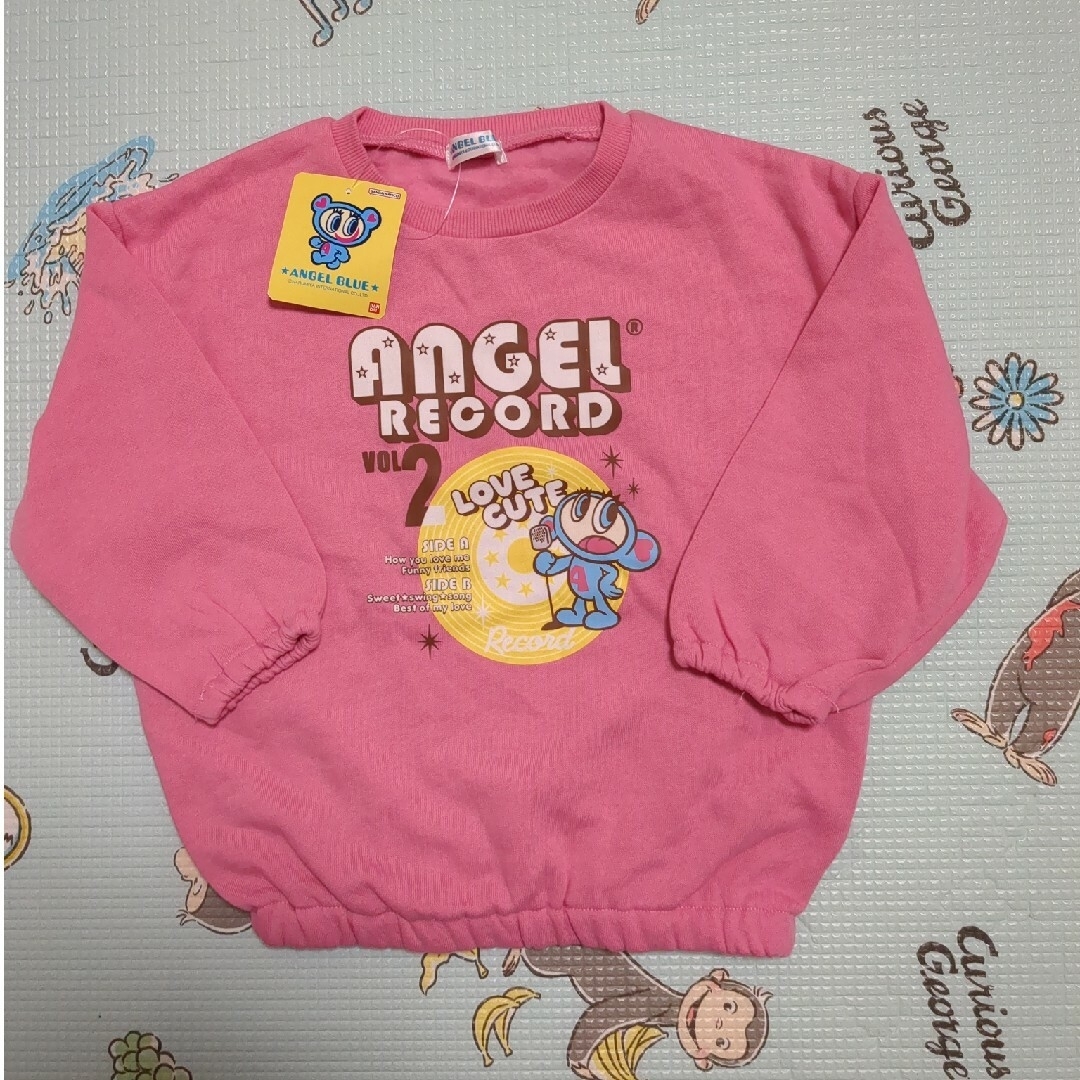 angelblue(エンジェルブルー)の新品　エンジェルブルー　トレーナー　100 キッズ/ベビー/マタニティのキッズ服女の子用(90cm~)(Tシャツ/カットソー)の商品写真