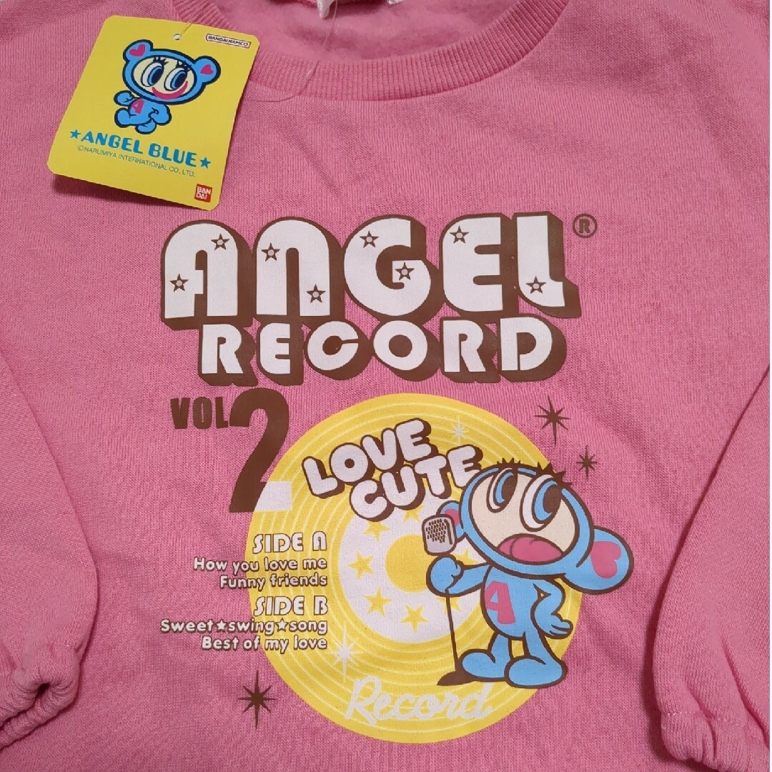 angelblue(エンジェルブルー)の新品　エンジェルブルー　トレーナー　100 キッズ/ベビー/マタニティのキッズ服女の子用(90cm~)(Tシャツ/カットソー)の商品写真