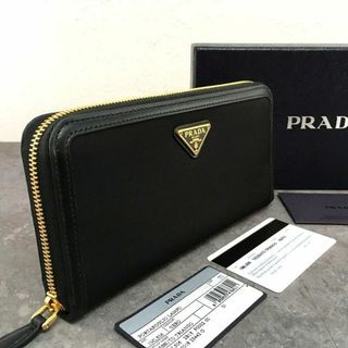 プラダ(PRADA)の未使用品 PRADA ジップウォレット 1ML506 NERO 200(財布)