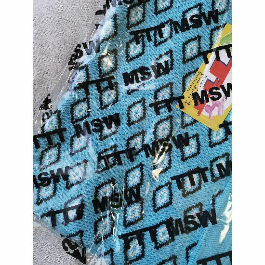 TTT_MSW Diamond Knit Polo ブルー 新品 タグ付き XL