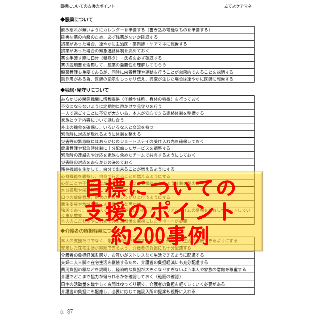 （予防版）ケアプラン文例・記入例　 エンタメ/ホビーの本(語学/参考書)の商品写真