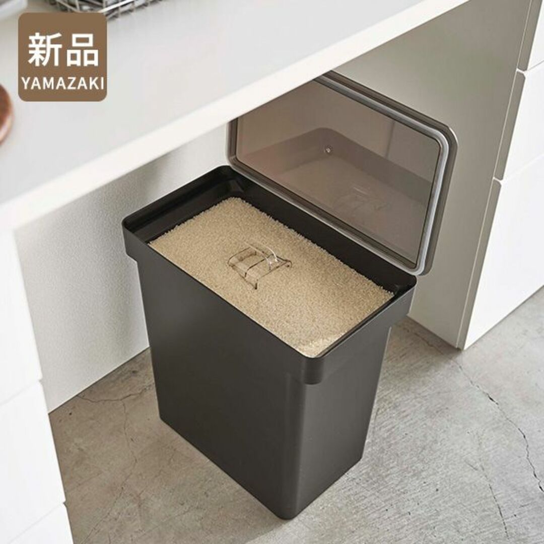 【新品】 tower 密閉米びつ タワー ２０ｋｇ 計量カップ付 インテリア/住まい/日用品のキッチン/食器(容器)の商品写真