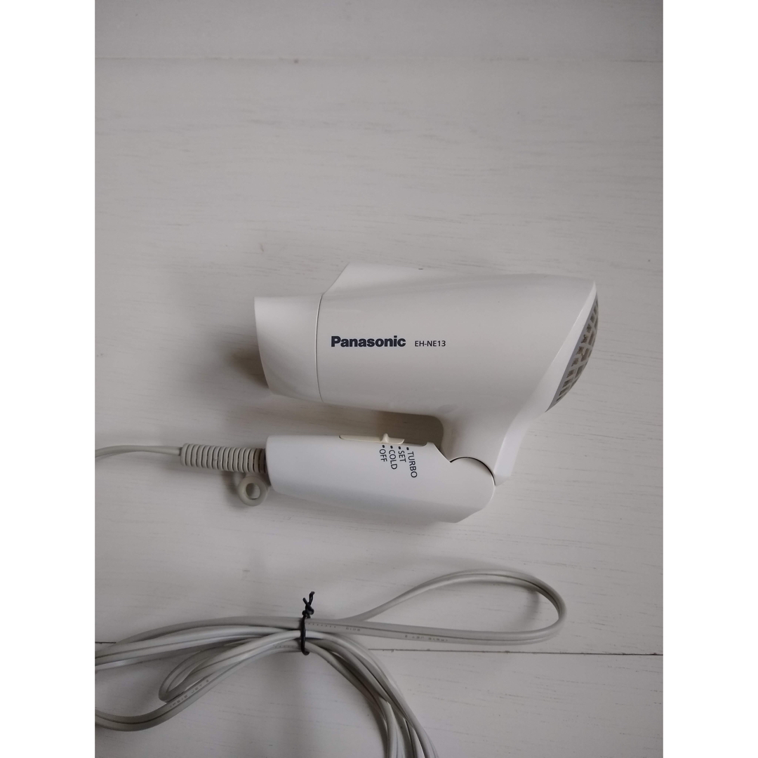 Panasonic(パナソニック)のpanasonic EHーNE13 ホワイト　ジャンク品 スマホ/家電/カメラの美容/健康(ドライヤー)の商品写真