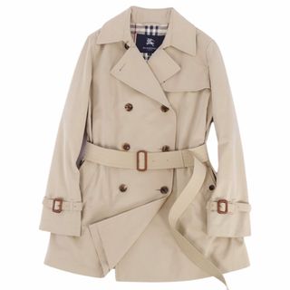 バーバリー(BURBERRY)の美品 バーバリー ロンドン BURBERRY LONDON コート トレンチコート 裏チェック アウター レディース 13(L相当) ベージュ(トレンチコート)