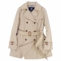 美品 バーバリー ロンドン BURBERRY LONDON コート トレンチコート 裏チェック アウター レディース 13(L相当) ベージュ