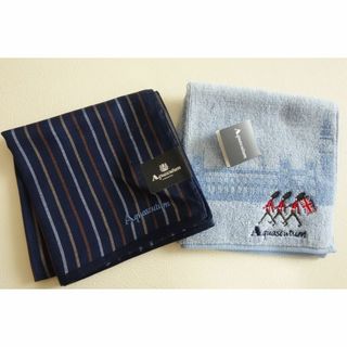 アクアスキュータム(AQUA SCUTUM)の新品 Aquascutum アクアスキュータム メンズ タオルハンカチ&ハンカチ(ハンカチ/ポケットチーフ)