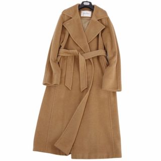 マックスマーラ(Max Mara)の美品 マックスマーラ Max Mara コート 白タグ マニュエラ アイコンコート ラップコート キャメル100％ アウター レディース JI42 USA8 FB40 GB10(L相当) ブラウン(その他)