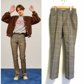 シンゾーン(Shinzone)のSHINZONE シンゾーン 22AW PLAID CHECK PANTS 34(カジュアルパンツ)