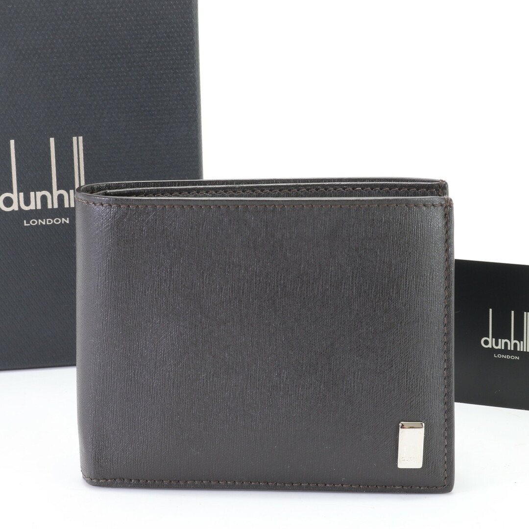 Dunhill - 美品 ダンヒル サイドカー IM0315 レザー 二つ折り 財布 本