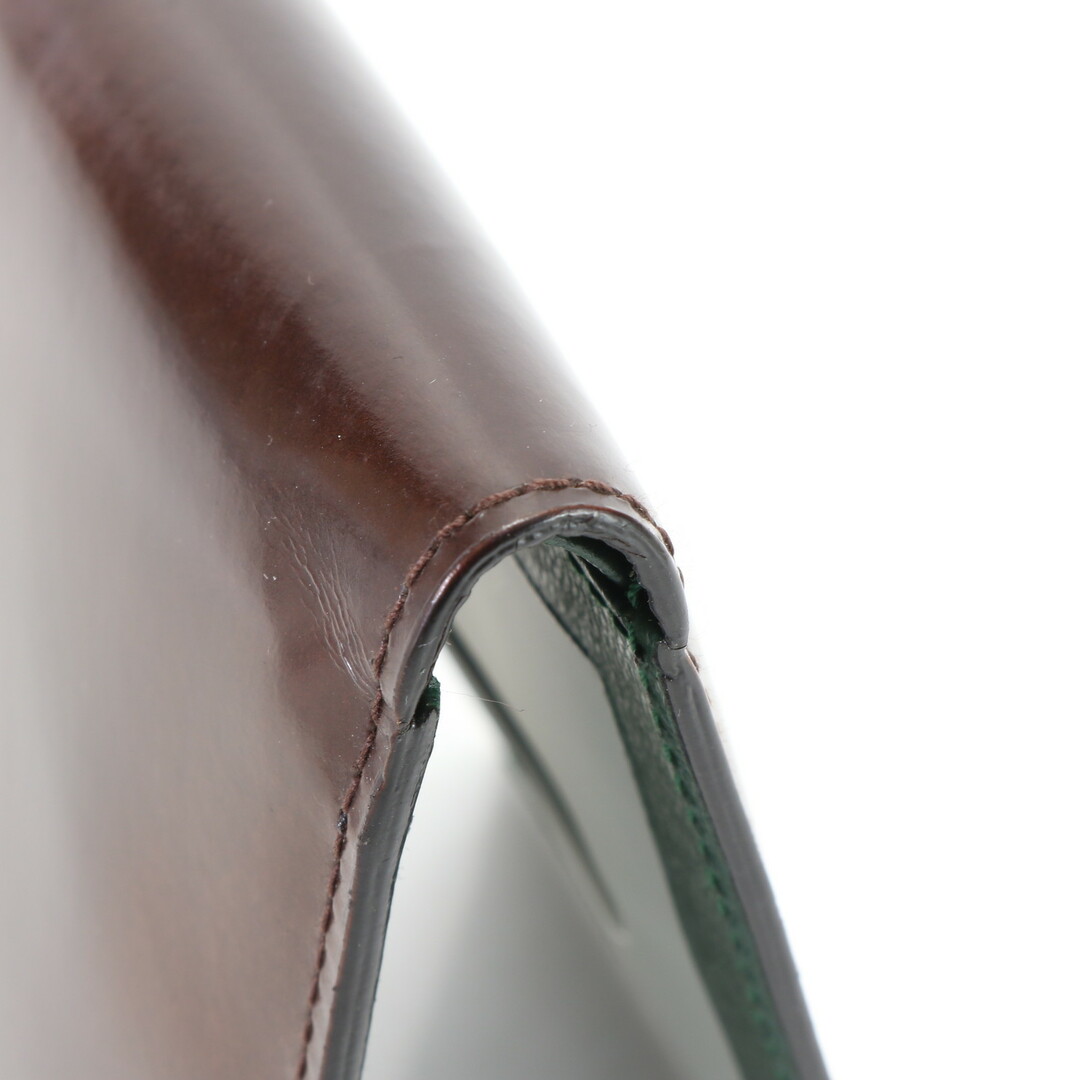 Dunhill(ダンヒル)の美品 ダンヒル AB110 レザー 二つ折り 財布 コンパクト ウォレット 本革 ブラウン 茶色 紳士 メンズ EHM K26-4 メンズのファッション小物(折り財布)の商品写真