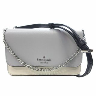 ケイトスペードニューヨーク(kate spade new york)の【新品】ケイトスペード ショルダーバッグ KC517 020 (ライトグレー系マルチ) kate spade マディソン レザー カラーブロック スモール フラップ クロスボディショルダーウォレット 斜め掛け アウトレット レディース(ショルダーバッグ)