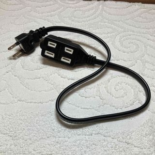 ３個口タップ付延長コード 30cm(PC周辺機器)