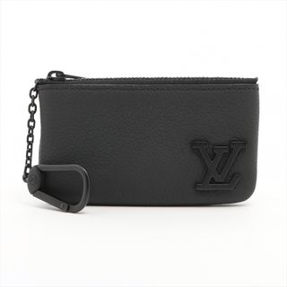 ルイヴィトン(LOUIS VUITTON)の極美品 ルイヴィトン アエログラム ポシェット クレ M81031 レザー コインケース 小銭入れ キーケース 本革 メンズ MMM K31-3(コインケース/小銭入れ)