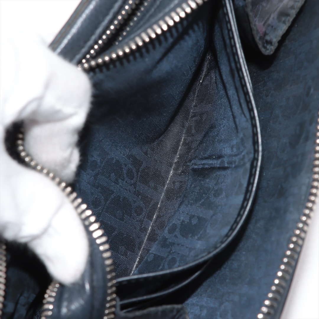 DIOR HOMME(ディオールオム)の美品 ディオール × ナイキ エアジョーダン コラボ エアディオール レザー ショルダーバッグ 斜め掛け メッセンジャー メンズ MMM K33-1 メンズのバッグ(ショルダーバッグ)の商品写真