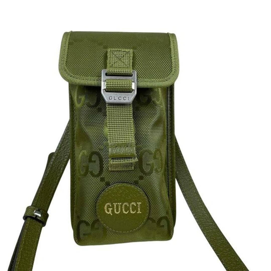 Gucci(グッチ)のグッチ(GUCCI) 696018 Gucci Off The Grid グッチ オフ ザ グリッド ミニショルダーバッグ ショルダーバッグ メンズ (カラー：フォレストグリーン/グリーン系/カーキ系) 【Aランク】【中古】 メンズのバッグ(ショルダーバッグ)の商品写真