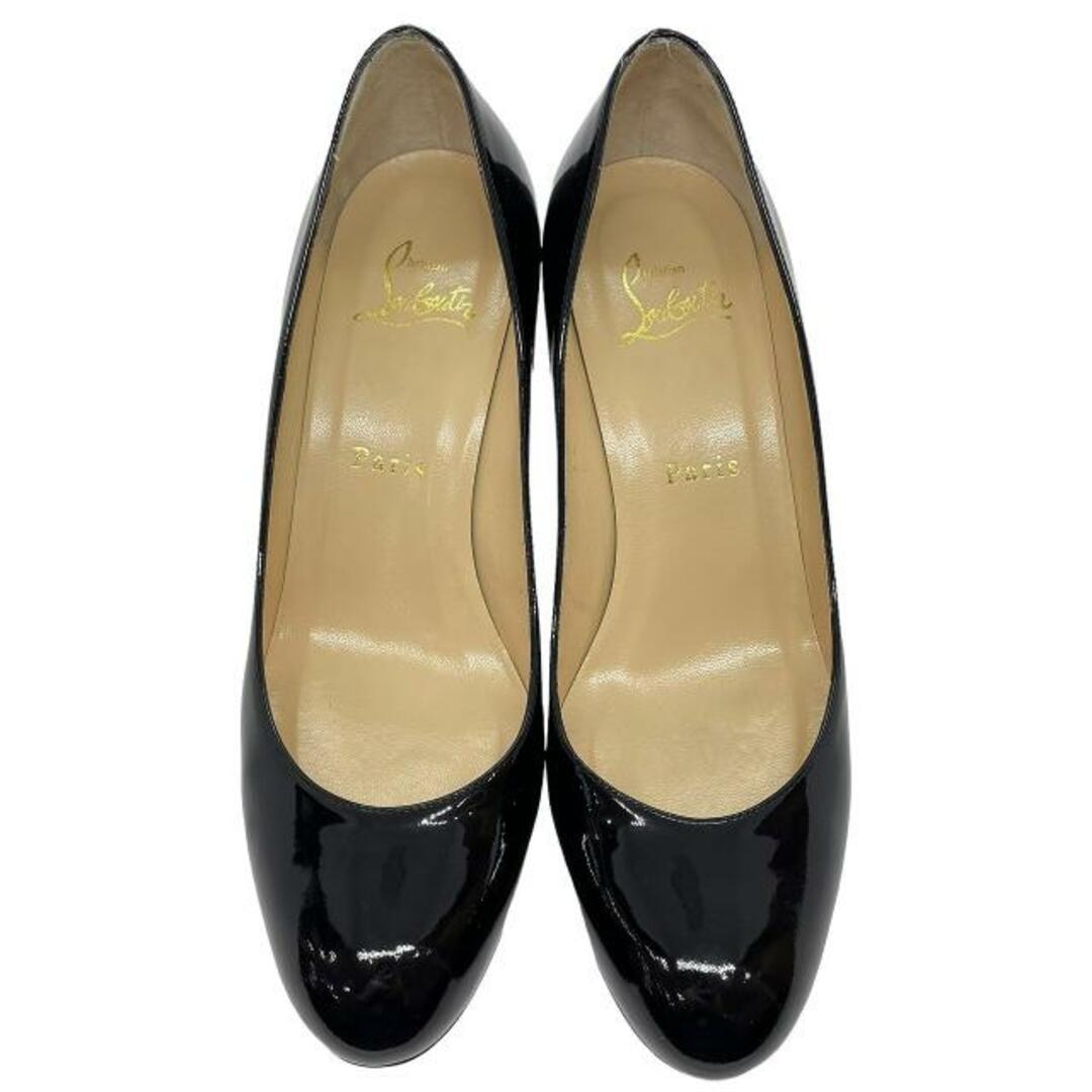 Christian Louboutin(クリスチャンルブタン)のクリスチャンルブタン(Christian Louboutin) 3080363 SIMPLE PUMP 70 PATENT CALF パンプス レディース 37.5（約24.5cm）(カラー：BK01 ブラック) 【Bランク】【中古】 レディースの靴/シューズ(ハイヒール/パンプス)の商品写真