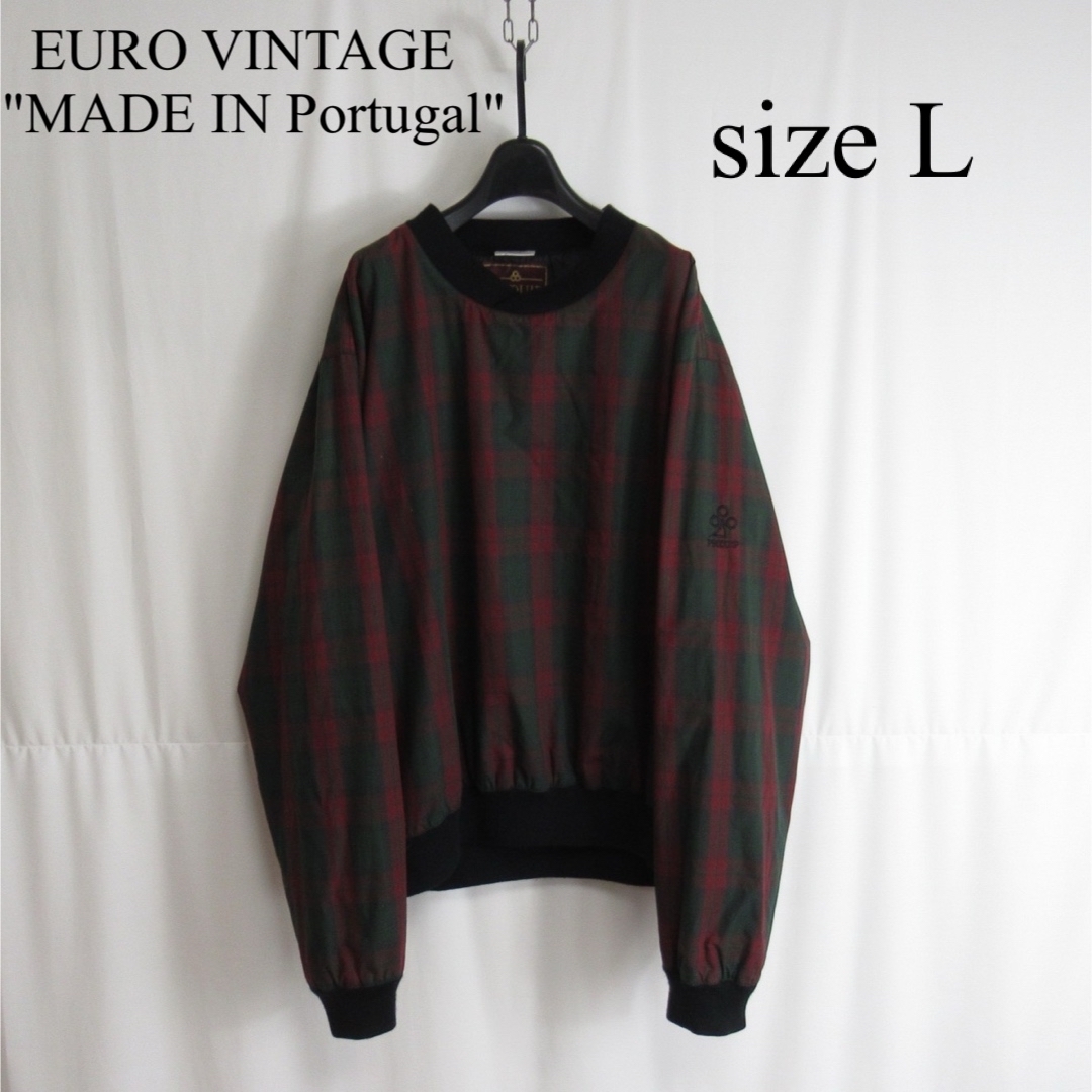 VINTAGE(ヴィンテージ)の90s EURO VINTAGE チェック プルオーバー トップス スウェット メンズのトップス(スウェット)の商品写真