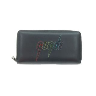 グッチ(Gucci)の▼▼GUCCI グッチ ブレードロゴ 長財布 597677 ブラック(財布)