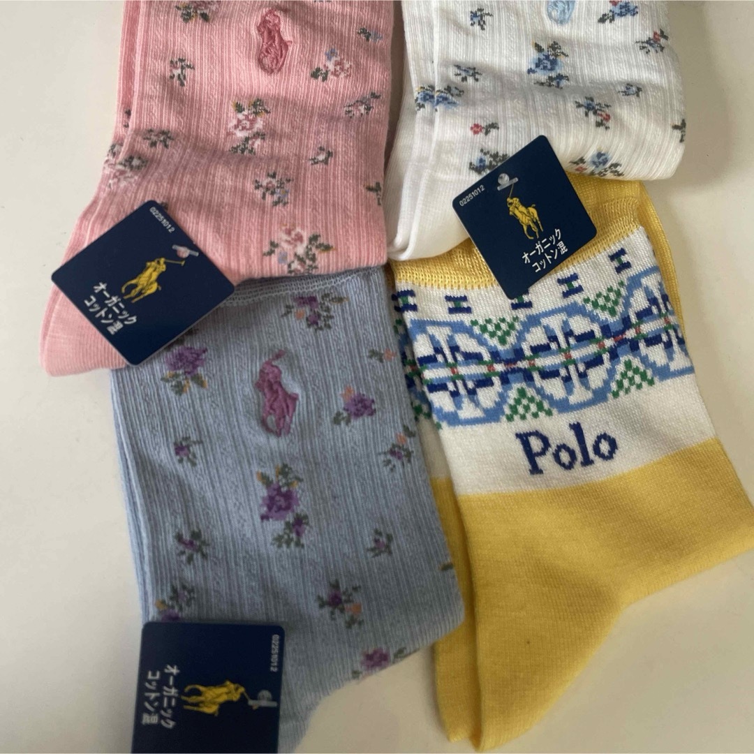 POLO RALPH LAUREN(ポロラルフローレン)の126 ポロ　ラルフローレン　靴下　ショートソックス　ブランド　レディース　婦人 レディースのレッグウェア(ソックス)の商品写真