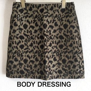 ボディドレッシングデラックス(BODY DRESSING Deluxe)の【最終値下げ】BODYDRESSING レオパードスカート(ミニスカート)