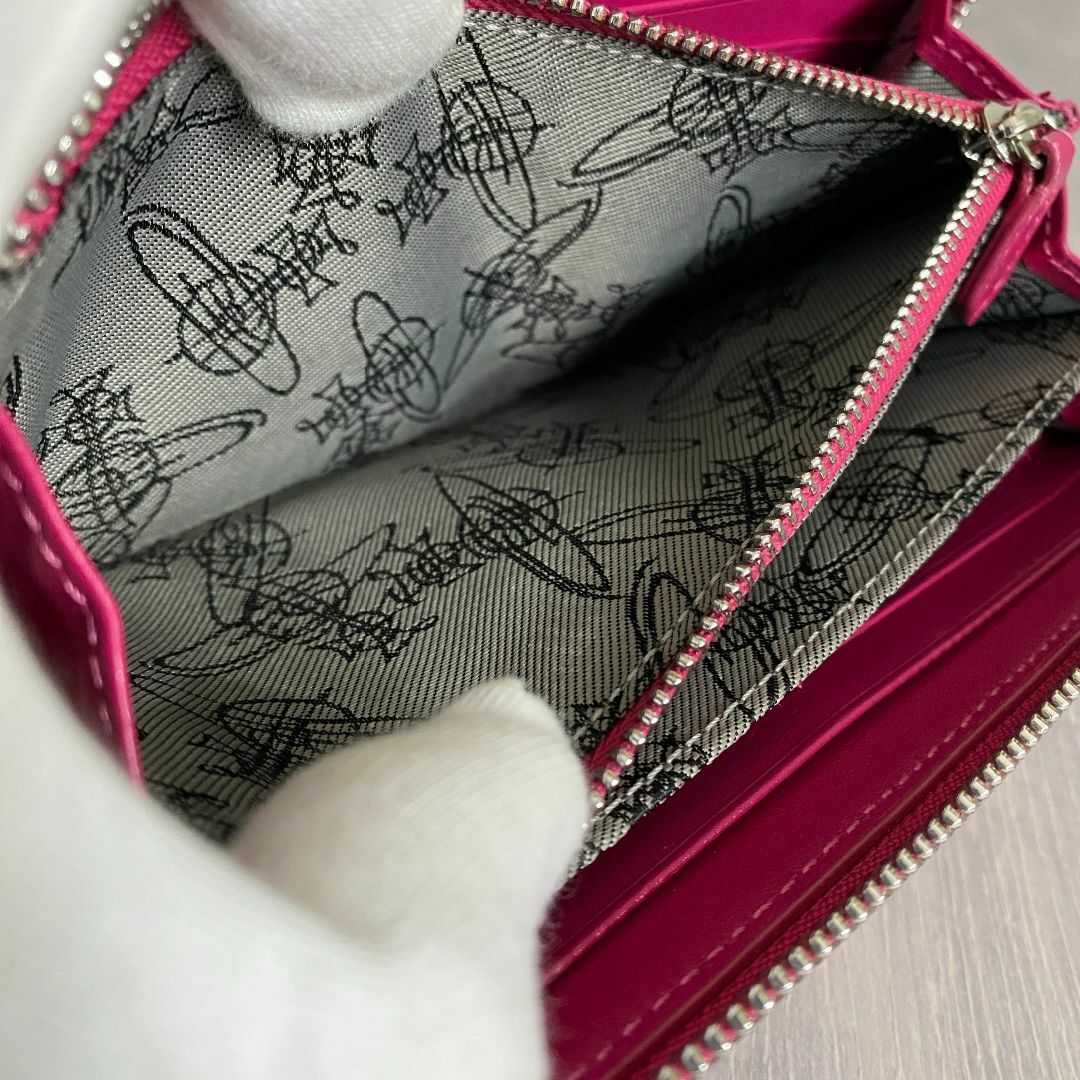 Vivienne Westwood(ヴィヴィアンウエストウッド)のVivienne Westwood ロングウォレット 長財布 ピンク ウォレット レディースのファッション小物(財布)の商品写真