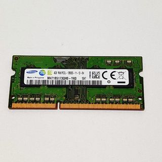 サムスン(SAMSUNG)の中古メモリ サムスン4GB PC3L-12800 1600Mhz SODIMM(PCパーツ)