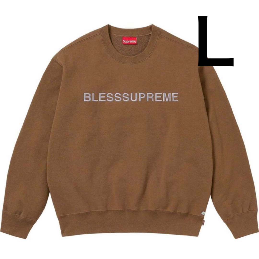 Supreme BLESS Crewneck Olive Brown Lメンズ