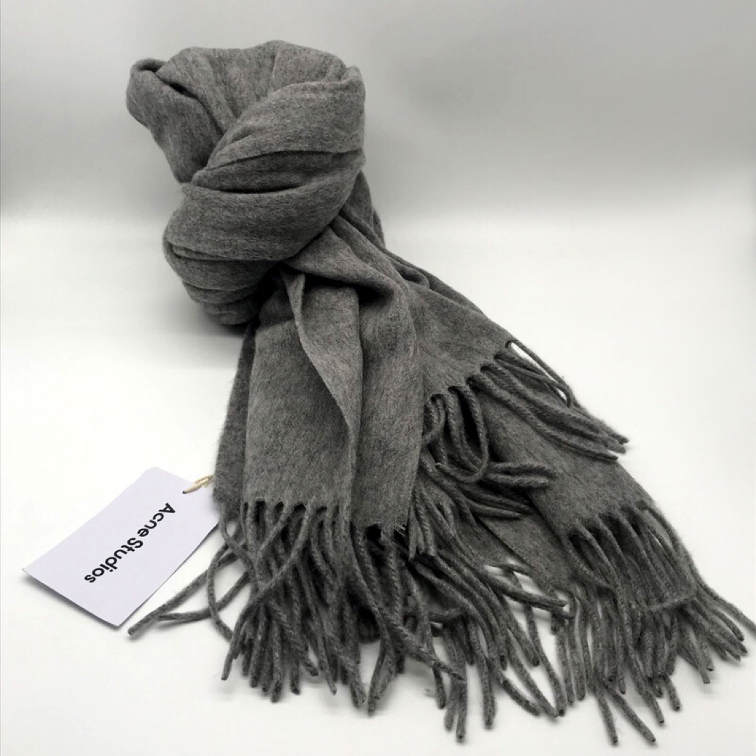acne studios マフラー グレー アクネ - マフラー/ショール acne studios マフラー グレー アクネ - マフラー/ショール