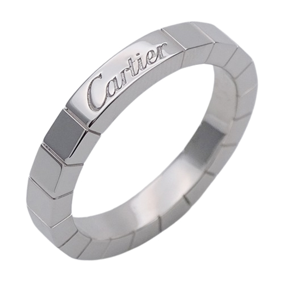 カルティエ商品名カルティエ Cartier リング レディース ブランド 指輪 750WG ラニエール ホワイトゴールド #51 約11号 シンプル ジュエリー 磨き済み