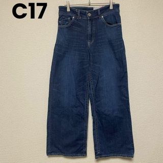 w76 シーセブンティーン C17 ワイドデニムパンツ ジーンズ(デニム/ジーンズ)