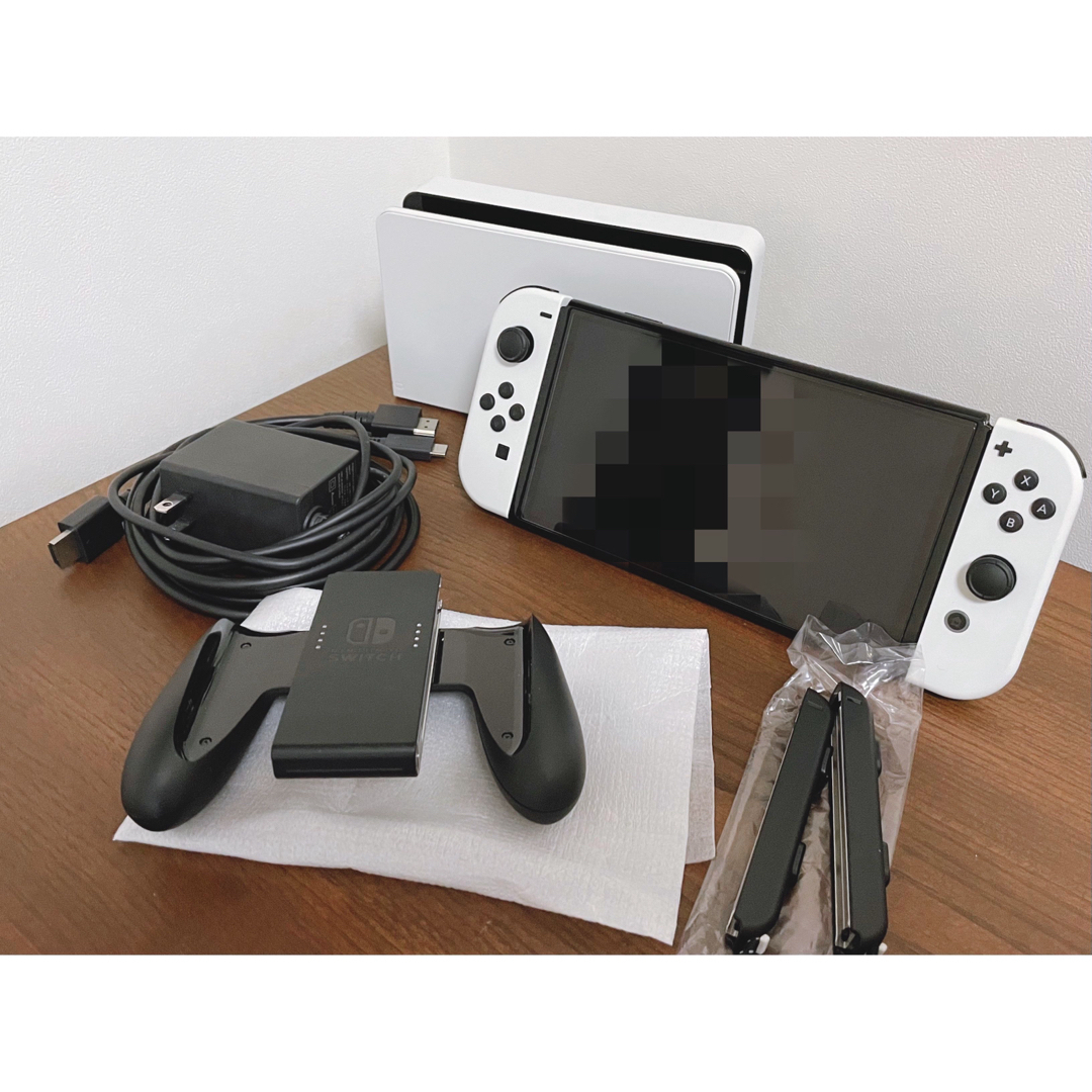 Nintendo Switch(ニンテンドースイッチ)のSwitch スイッチ本体 有機EL(箱無し) エンタメ/ホビーのゲームソフト/ゲーム機本体(家庭用ゲーム機本体)の商品写真