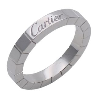 カルティエ(Cartier)のカルティエ Cartier リング レディース ブランド 指輪 750WG ラニエール ホワイトゴールド #49 約9号 シンプル ジュエリー 磨き済み 【中古】(リング(指輪))